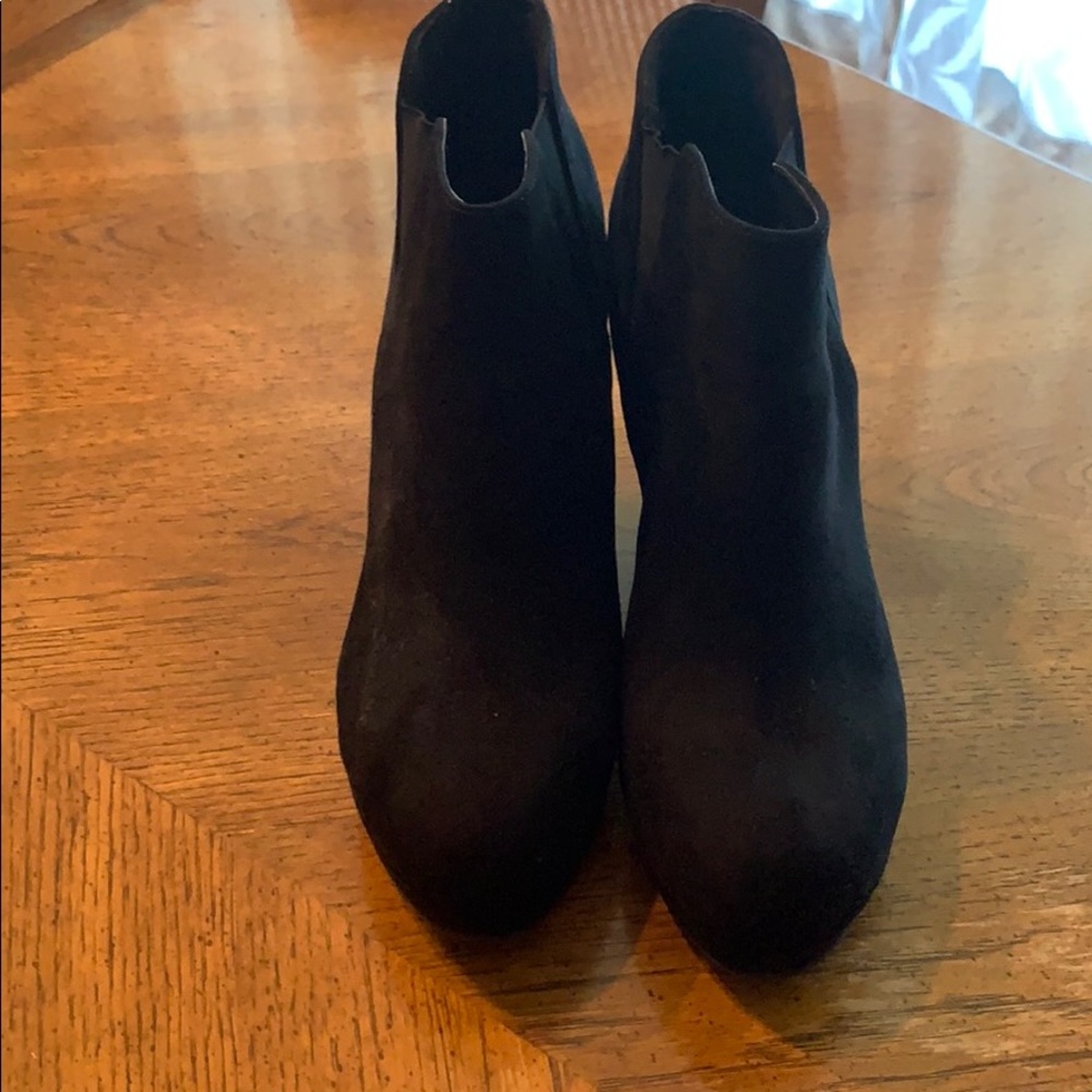 Black Suede Booties